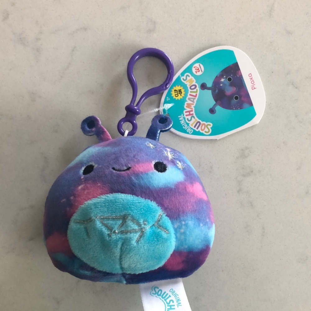 Squishmallows Colorful Plush Keychain
